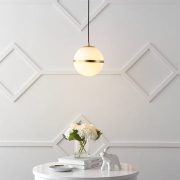 Porter 8" Modern Minimalist Globe LED Pendant Light